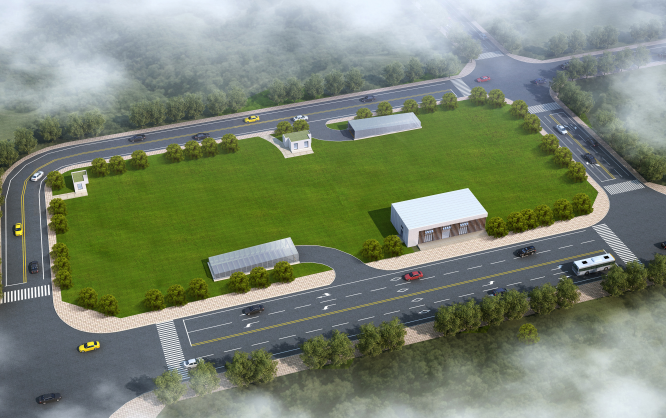 辛山公園地下停車場完成竣工驗(yàn)收